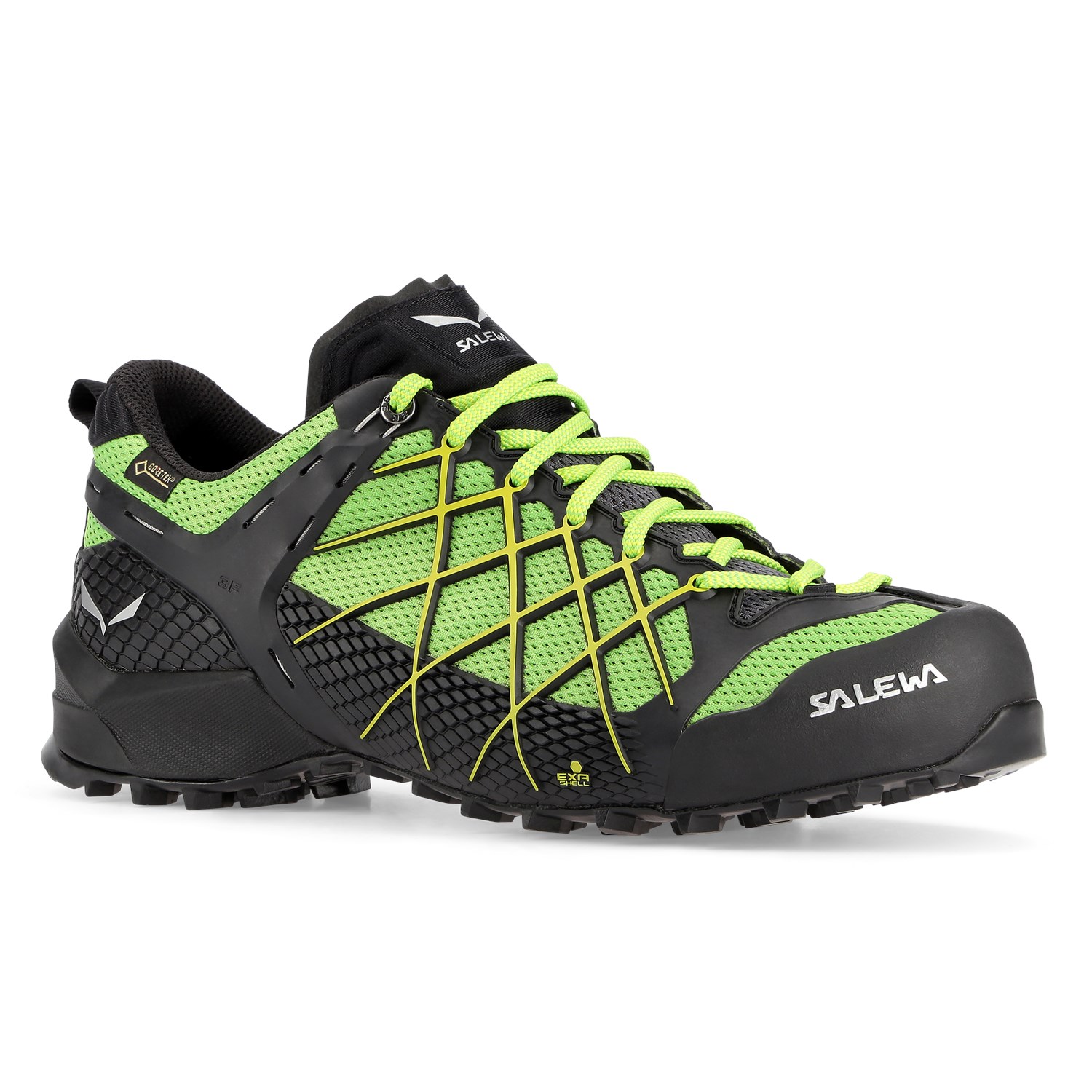 Salewa Men's Wildfire GORE-TEX® Approach Shoes Green/Black/Yellow CQM-137806